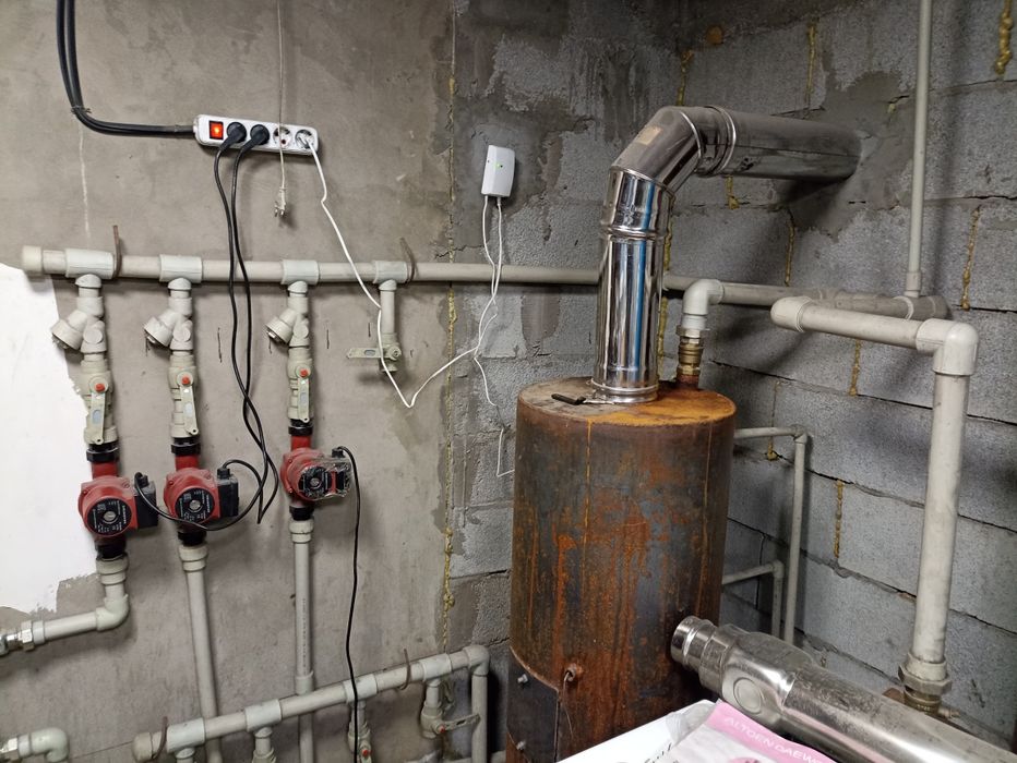 Печка котел газовый