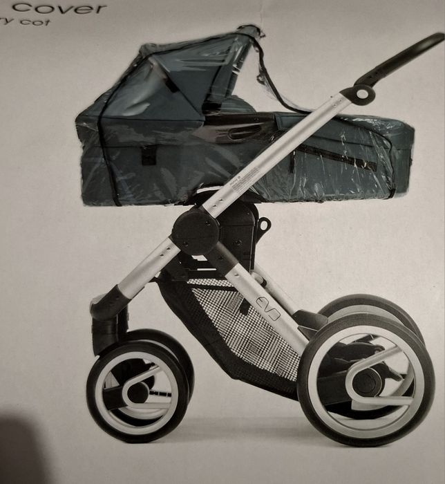 MUTSY Дъждобран за зимен кош за новородено EVO - нов в опаковка - 20 e