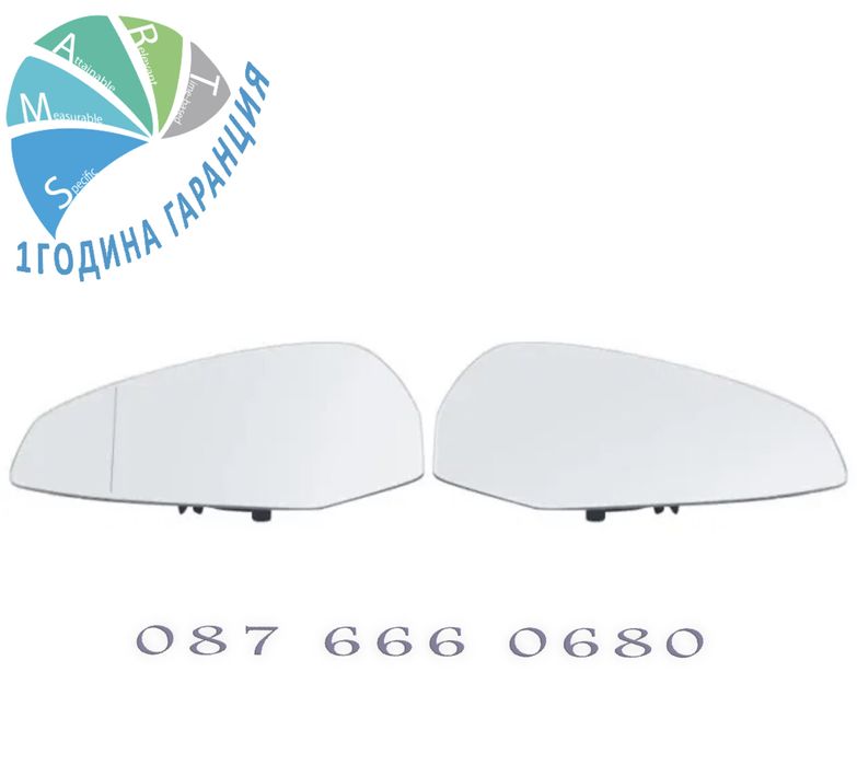 Стъкло за огледало Audi A4 A5 B9 ауди тонирано ляво дясно