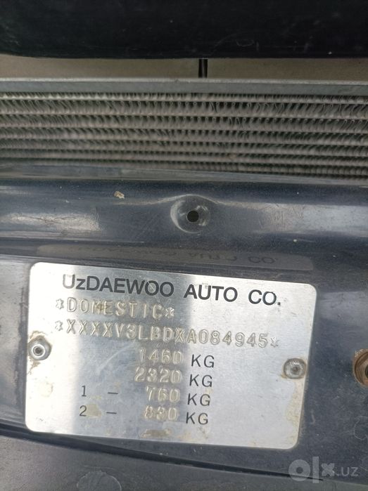 Nexia 1 tramblor 1999.yil ideal kraskasi   toza