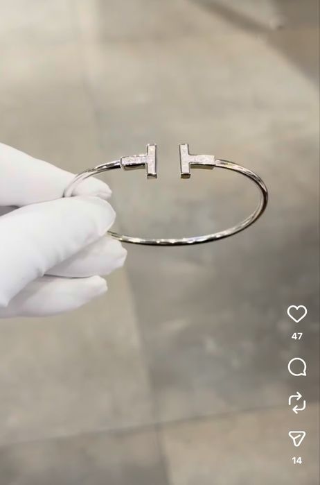 Брасле из серебра 925 пробы