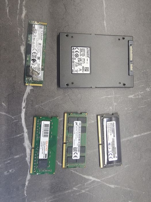 Запчасти на Ноутбук ОЗУ DDR4 16Gb/SSD 1Tb