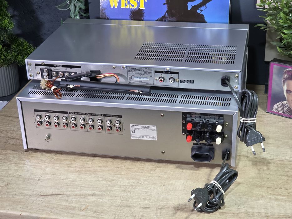 Amplificator SONY TA-AX500, tuner ST-JX2L, hifi retro ,argintiu