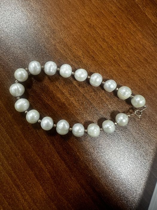 Продам браслет жемчуг с золотом