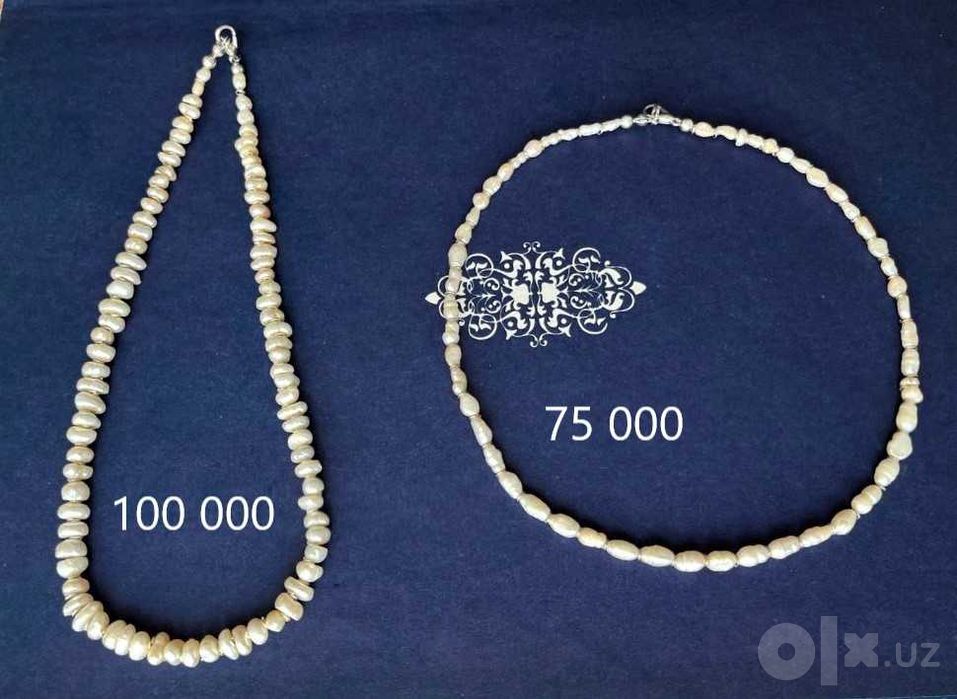 Чокеры из жемчуга и оникса