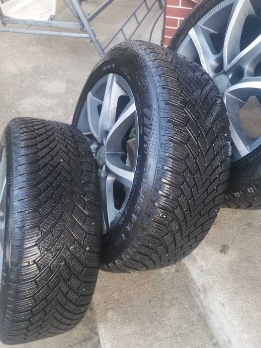 Jante aliaj MAK Milano 4x100 R16" cu anvelope premium iarna 205x55xR16