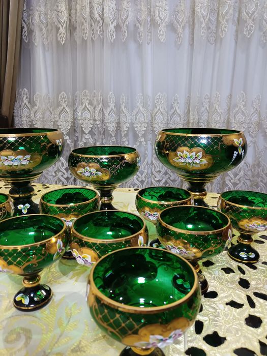 Bohemia Чехия набор-штучно богема набор 13 шт комплект посуда