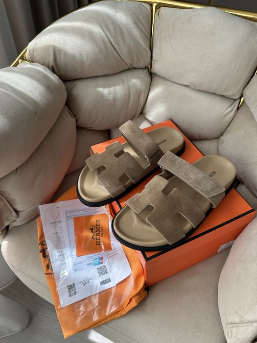 Papuci hermes piele naturala chypre