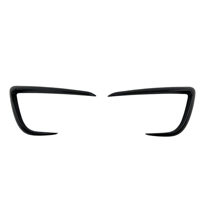 Добавки за броня около халогените за Tesla Model Y - черен гланц