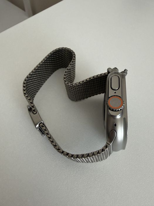 Apple Milanese Loop Ремешок Natural Titanium Оригинал