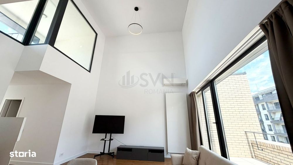 Penthouse tip Loft I 4 camere I Mobilat I Terasa I Scara interioara I