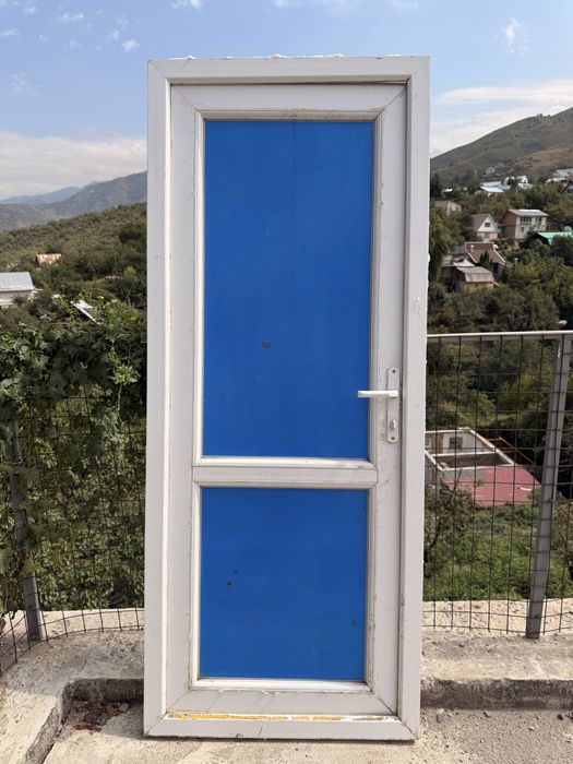 Пластиковая дверь