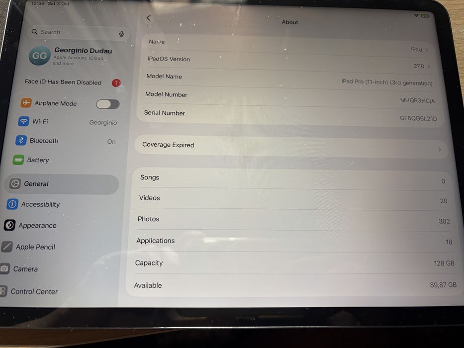 Apple Ipad Pro 2021 11’’ m1 128gb
