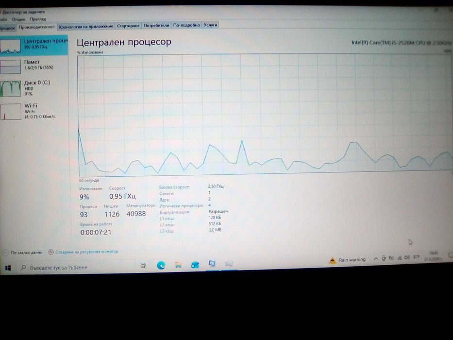 Лаптоп   DELL LATITUDE E 6420 - 4 процесора