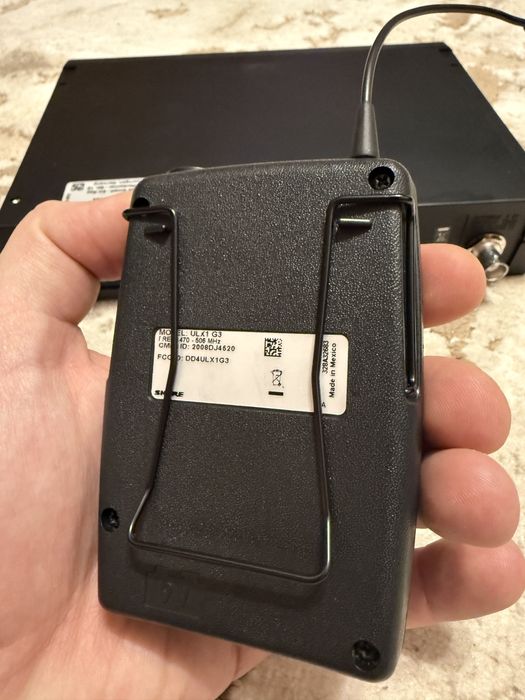Shure ULXS(ulxp4, ulx)-G3-nou