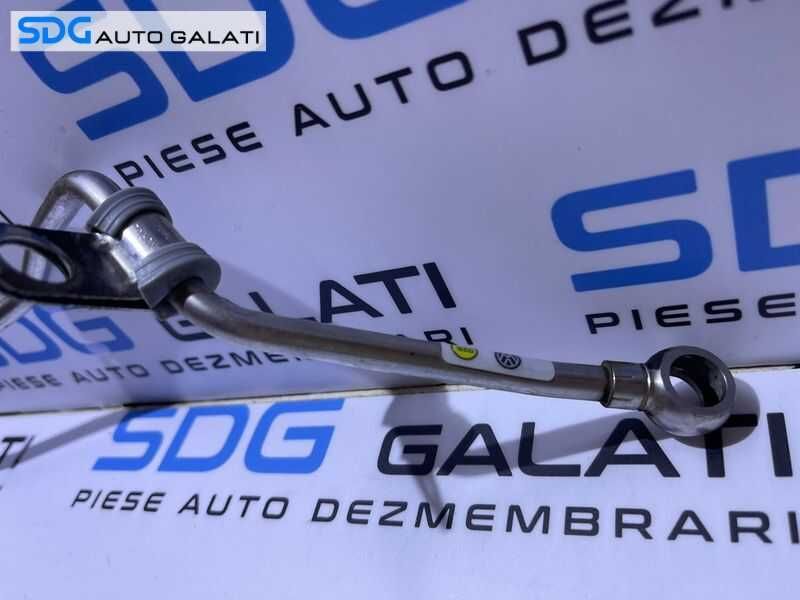 Teava Conducta Ulei Turbo Turbina Turbosuflanta Skoda Yeti 2.0 TDI 2014 - 2018 Cod 04L145771J [D0787]