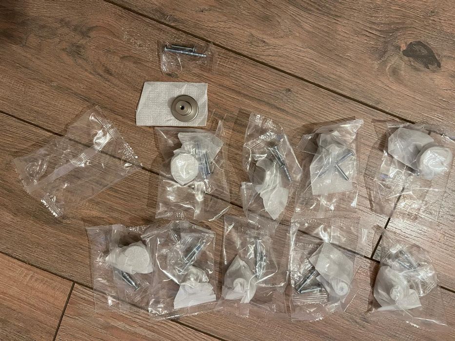 Set manere mobila buton metal