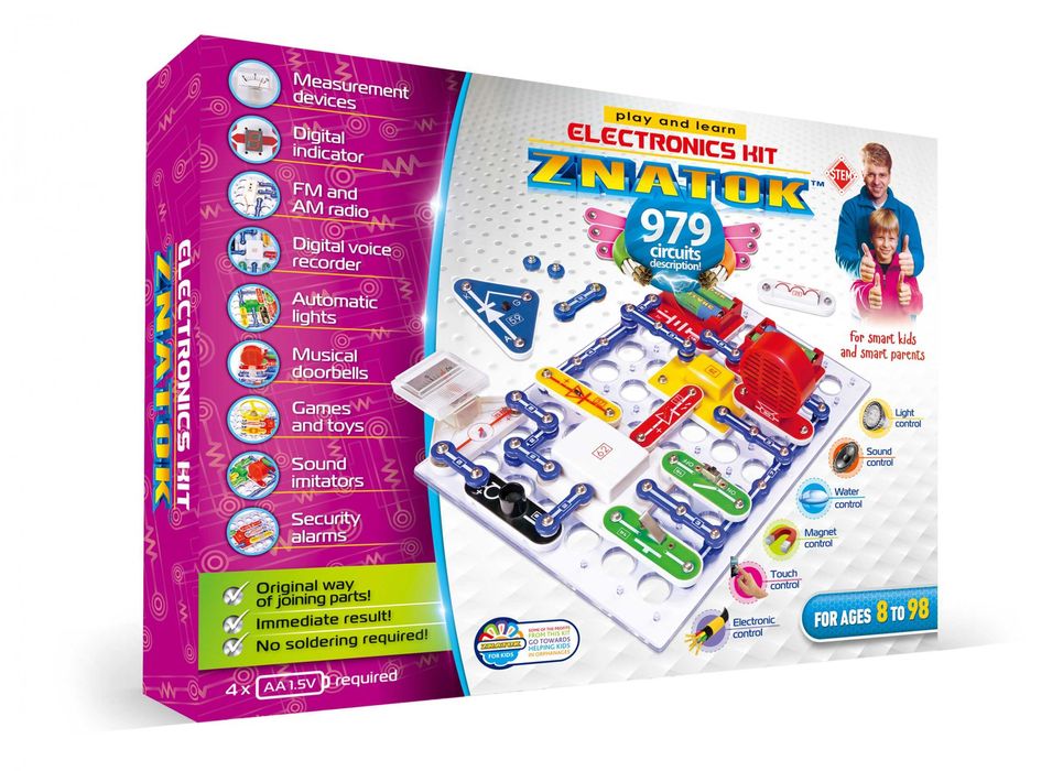 Конструктор Знаток. Лучший подарок для детей 7–14 лет. Znatok