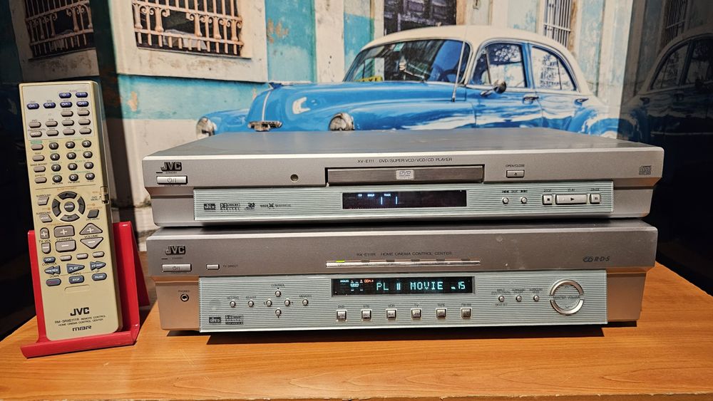 Amplificator statie receiver JVC RX E 111 R si/sau cd dvd JVC XV E 111