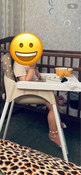 Продам детский стульчик икеа с чехлом