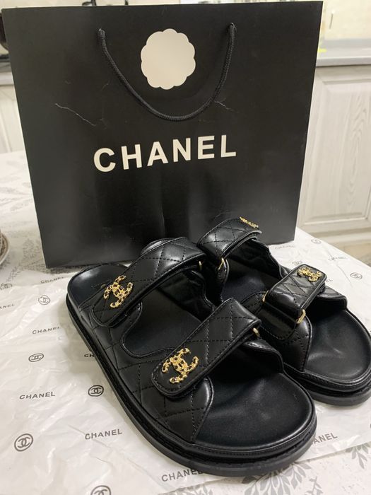 Chanel тапочка люкс качества!