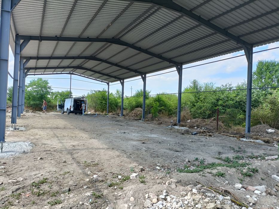 Hala pe structura metalica depozitare 12x36