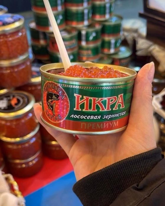 Икра кета палтус