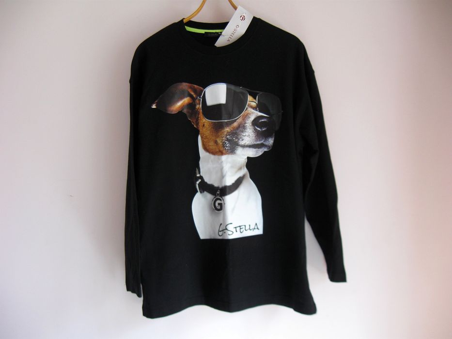 Стильный лонгслив G-STELLA с крутым принтом Южная Корея