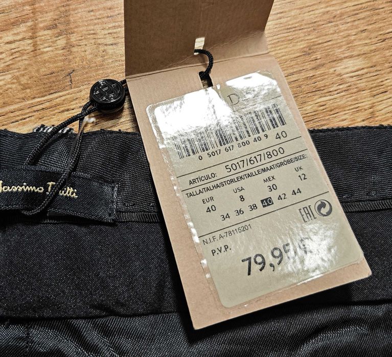 Massimo Dutti Оригинален дамски панталон размер EU 40 / US 8  НОВО