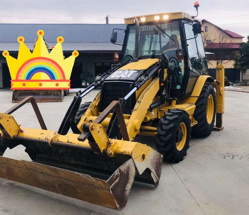 Caterpillar 428D Dezmembrez buldoescavator 428D