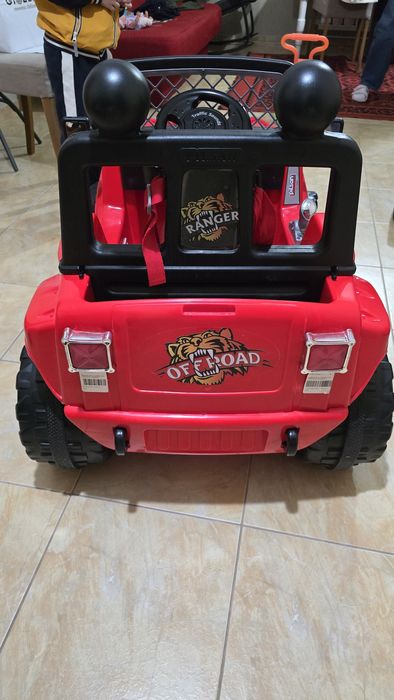 Masina de teren 4x4 cu telecomanda, 12 V, Pilsan, Ranger, Rosu