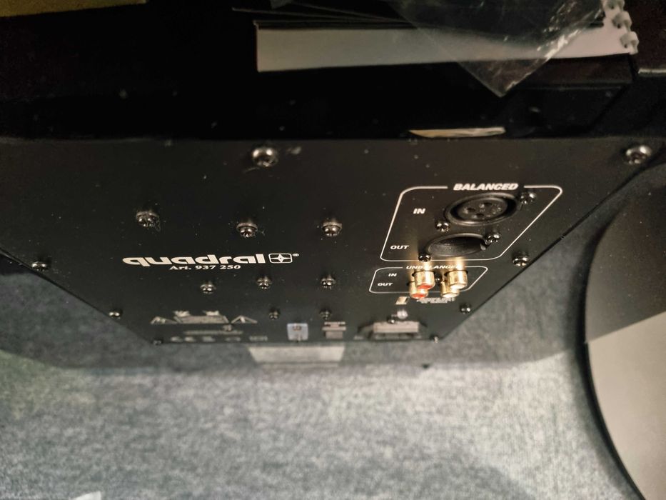 Subwoofer HighEnd Quadral Qube Orkus DSP, difuzor 32cm, 600W reali