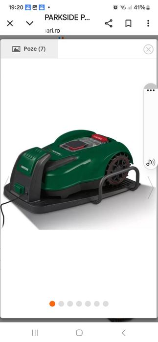 Robot de tuns iarba Parkside