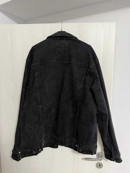 Geacă Zara denim neagră
