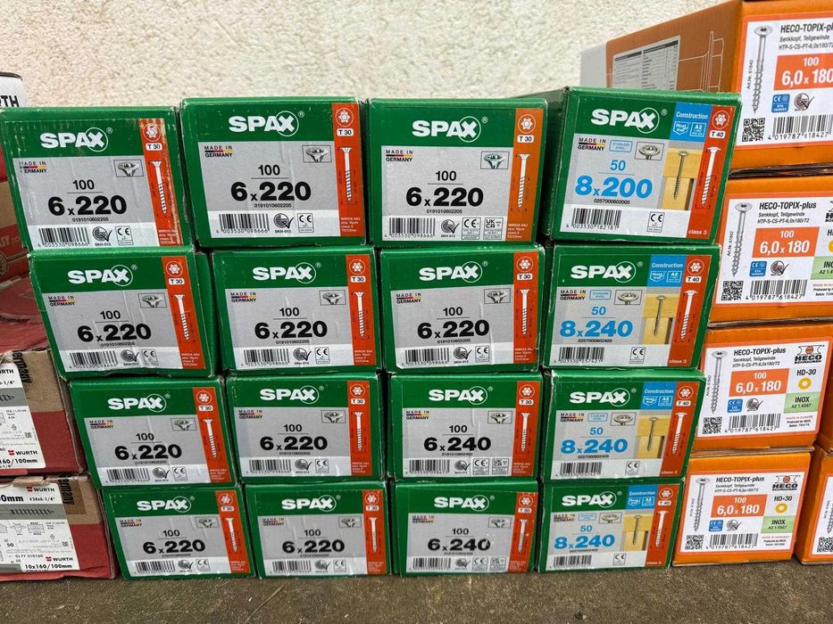 Suruburi Wurth Spax Heco pentru lemn