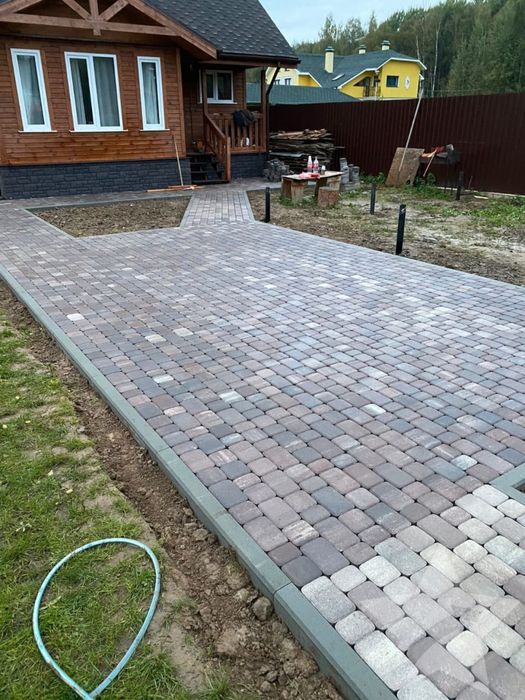 Укладка брусчатки