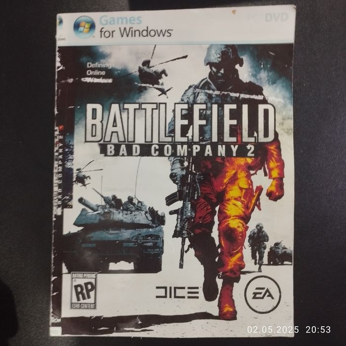 2 ДВД игры Medal of honor, battlefield bad company 2