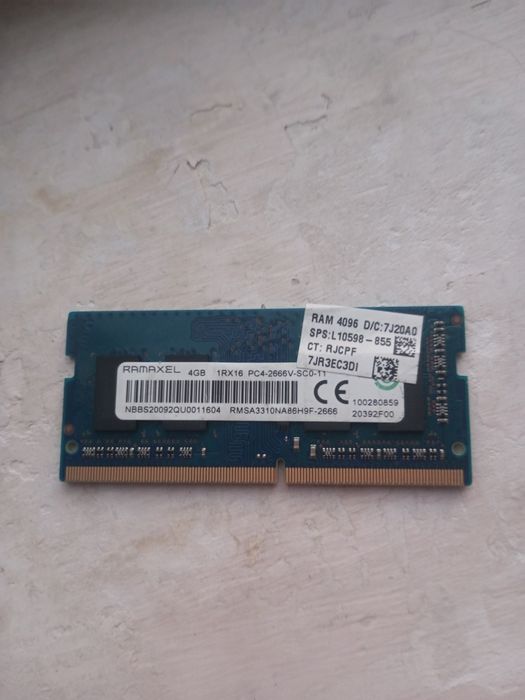 4GB DDR4 2666MHz Notebook RAM