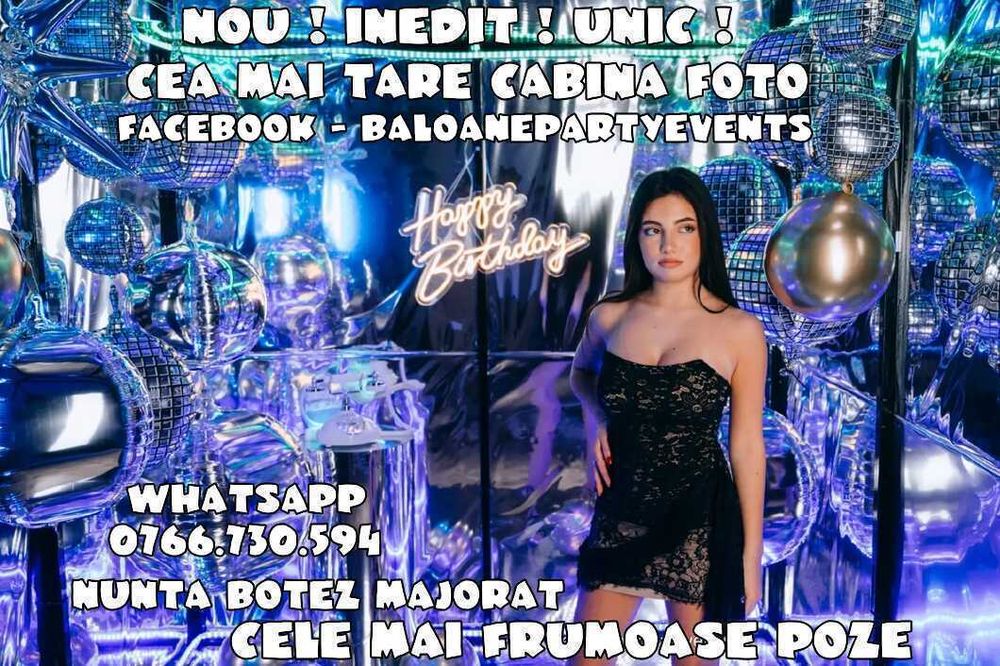 Cabina foto nunta SMILES ROOM PARTY Colt foto majorat/botez/aniversare