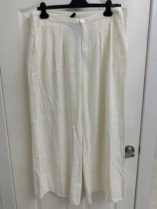 Новые брюки лен H&M,  Marks & Spencer размер 50/54