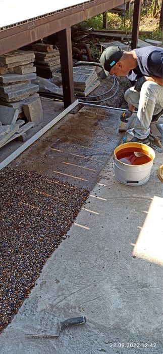 Каменный ковер, кменная крошка