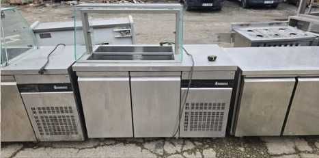 Linie autoservire Inomak second / Vitrina calda bain marie horeca