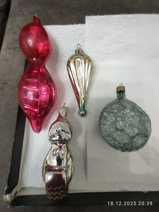 Ёлочные игрушки из СССР