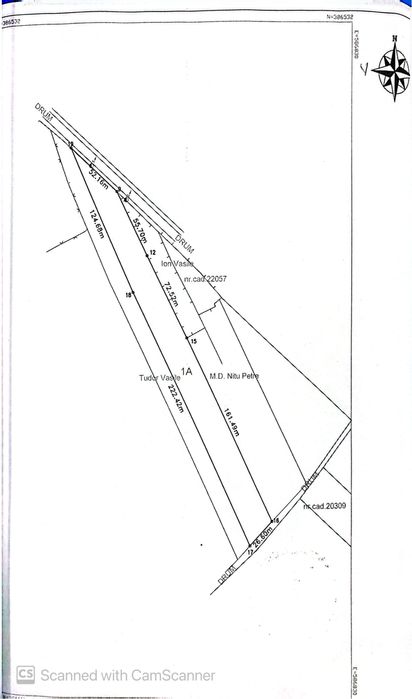 Teren de vanzare, zona Albesti Paleologu , jud Prahova, intravilan
