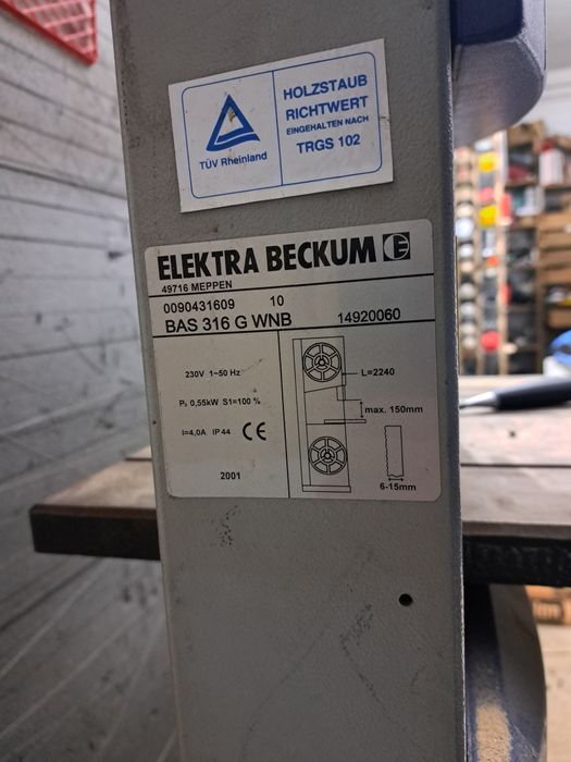 Vând  sau schimb Ferăstrău  Banzic metabo