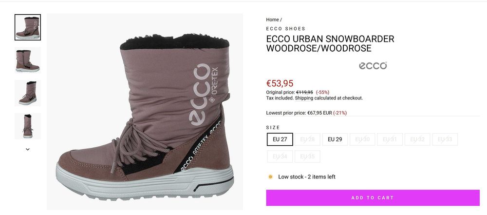 Детски ботуши ECCO №31