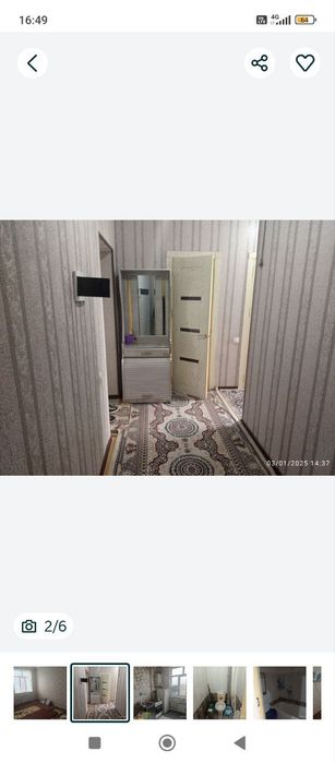1xonaliy dom.ijaraga beriladi