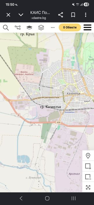 ТОП Парцел 5 дка на главен път – Казанлък Сменен статут