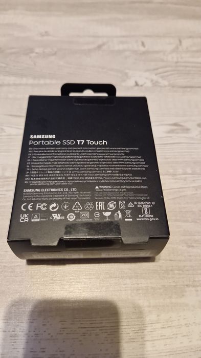 SSD extern Samsung T7 touch 2TB