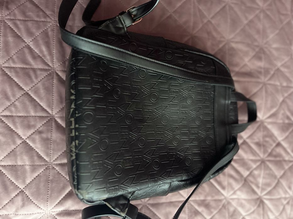 Раница Valentino, черна, кожена